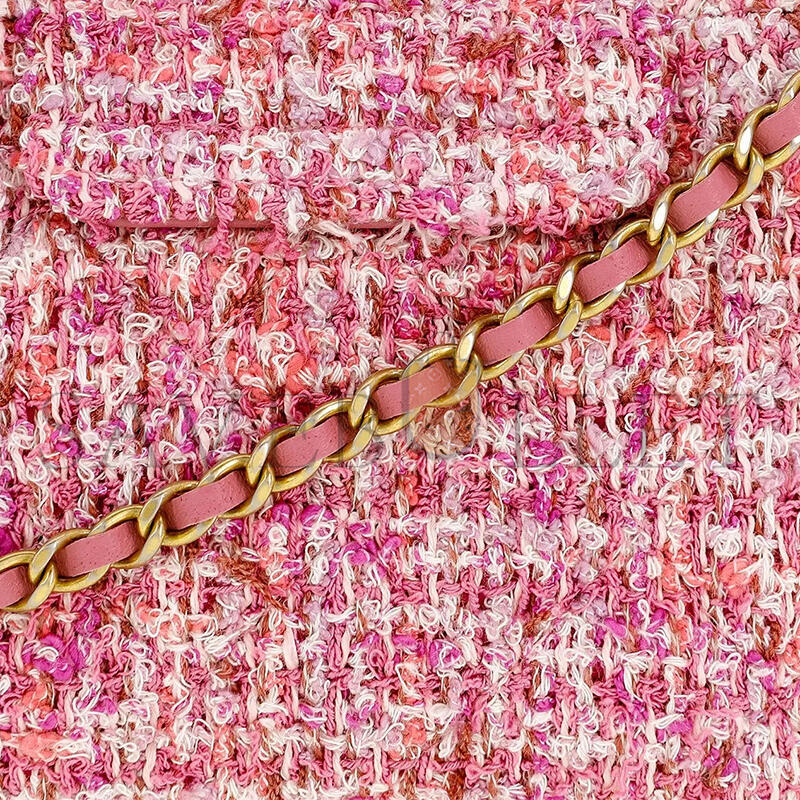 CHANEL KELLY NANO SHOPPING BAG TWEED AS3435 (12.5*8.3*4cm)